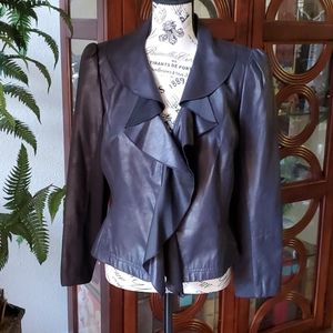 Faux leather jacket